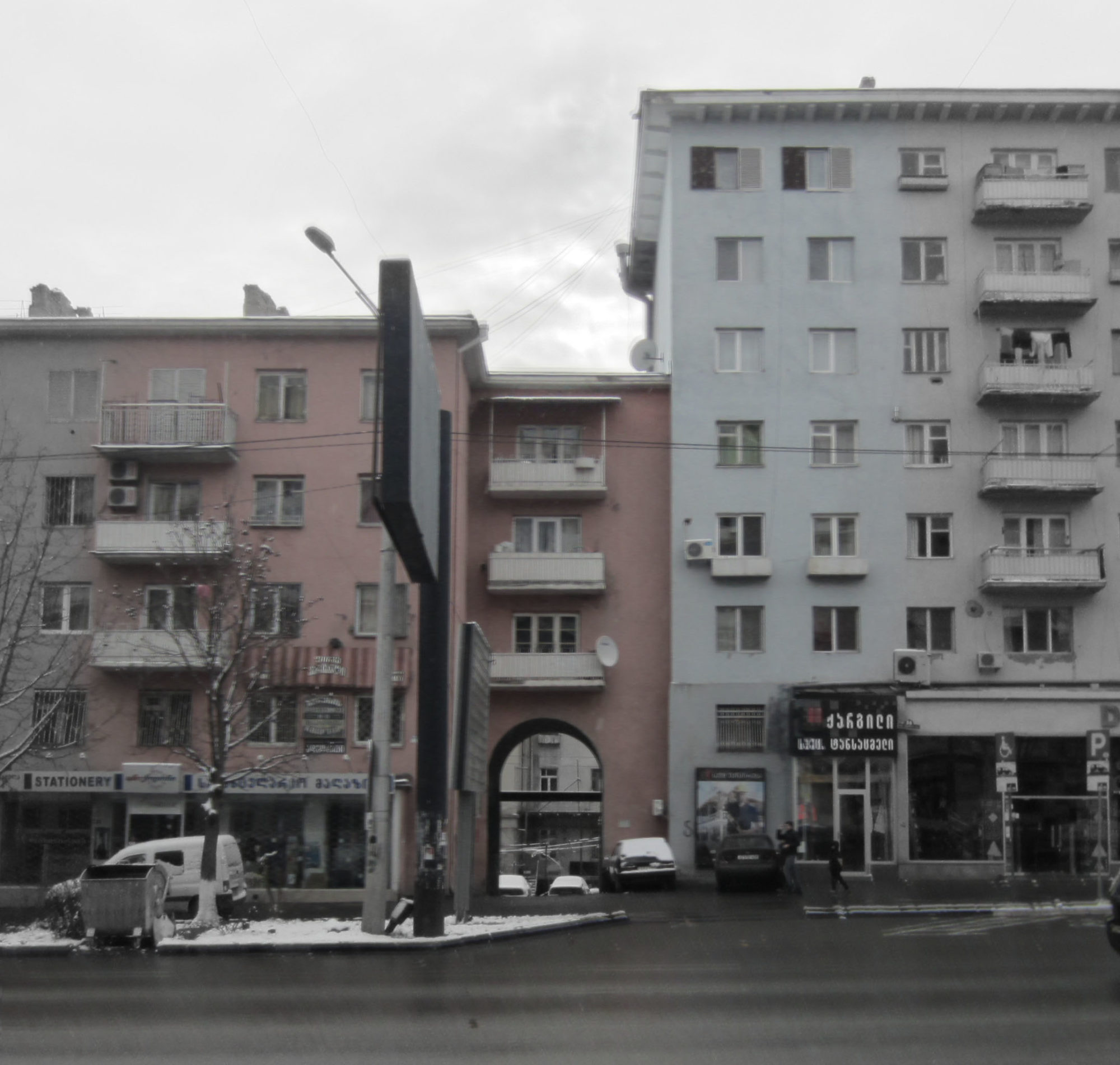 Bauplatz Nordfassade