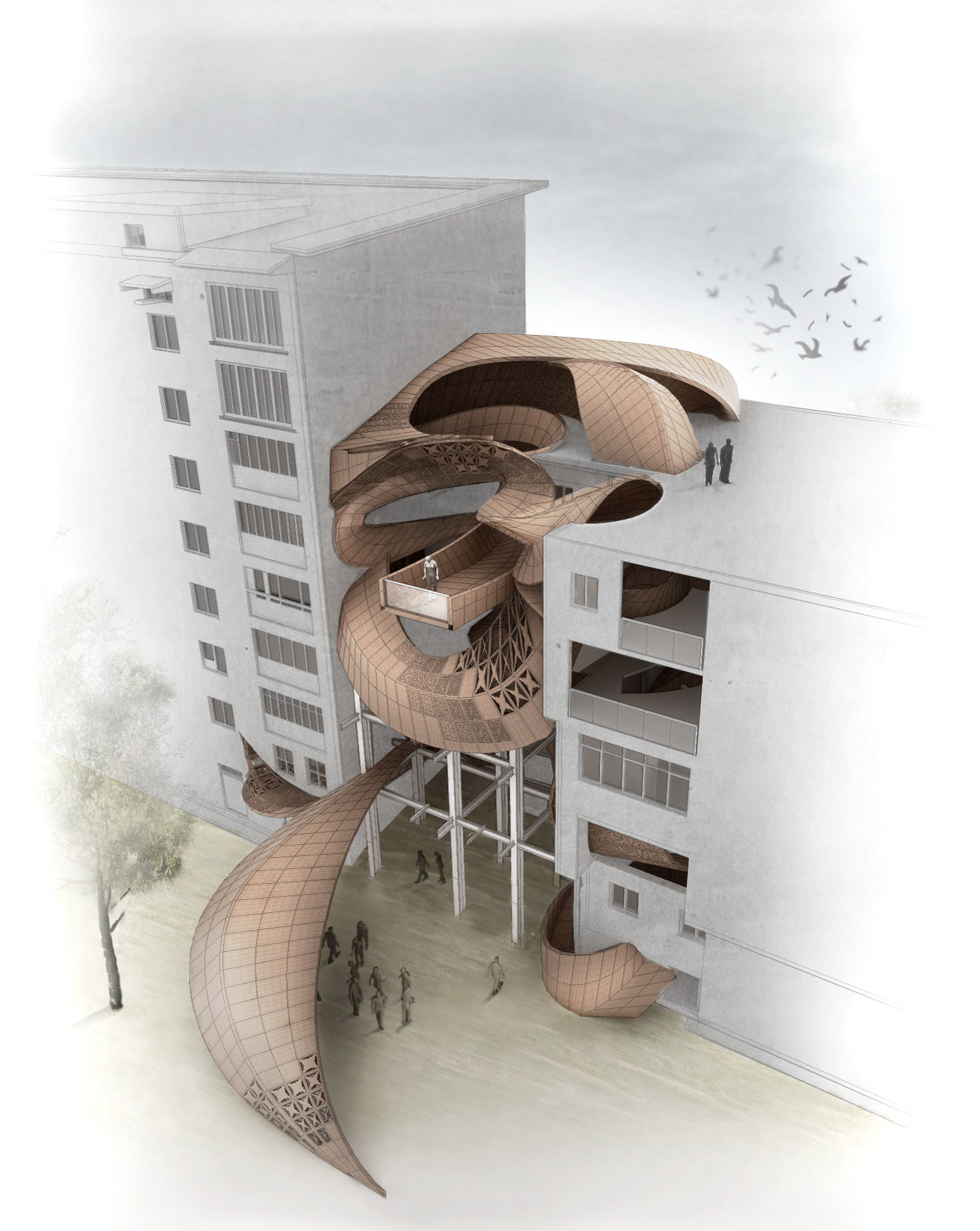 rendering von hinten